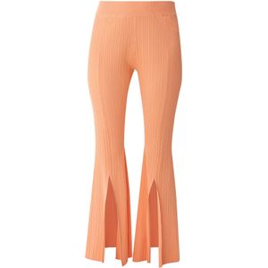 Flared broek met split