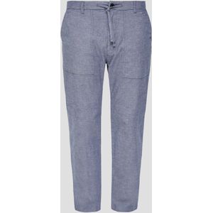 Leinenmix-Chino im Relaxed Fit mit Tapered Leg