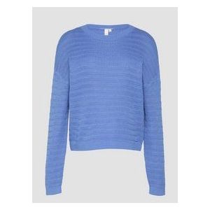 Gebreide Trui - Katoenmix - Casual Look - Ronde Hals - Normale Pasvorm