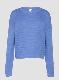 Gebreide Trui - Katoenmix - Casual Look - Ronde Hals - Normale Pasvorm