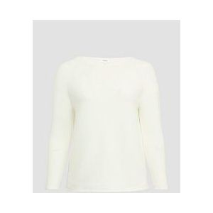 Gebreide Trui - Knus - Met Boothals - Fijn Breisel - Subtiel Patroon