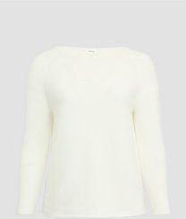 Gebreide Trui - Knus - Met Boothals - Fijn Breisel - Subtiel Patroon