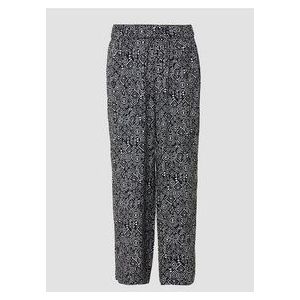 Culottes - Viscose - Casual - Met Elastische Tailleband - Effen Ontwerp