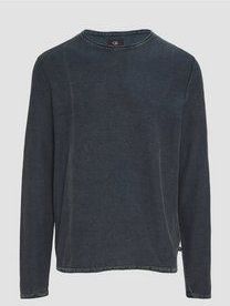 Q/S designed by - Gebreide Trui - Blauw - Met Rolrand