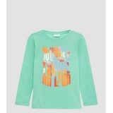 T-shirt - Lange Mouwen - Normale Pasvorm - Zachte Geborstelde Stof