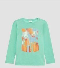 T-shirt - Lange Mouwen - Normale Pasvorm - Zachte Geborstelde Stof