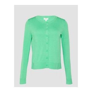 s.Oliver - Gebreid Vest - Limoen