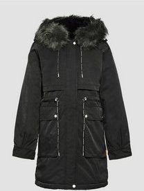 Vesten - Effen - Warm Gevoerd - Normale Pasvorm - Capuchon met Trekkoord