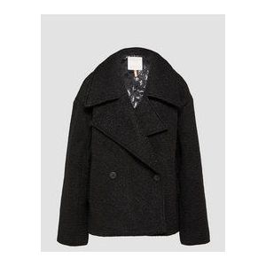 Buitenjas - Oversized Bouclé Caban Jas - Trenchcoat