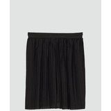 Skaterrok - Effen - Plissé - Knielengte