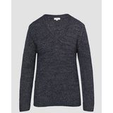 Gebreide Trui - V-hals - Regular Fit - Zacht Materiaal - Klassiek Gebreid Patroon