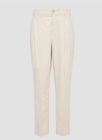 s.Oliver - Keperstofbroek - Hoge Taille - Normale Pasvorm