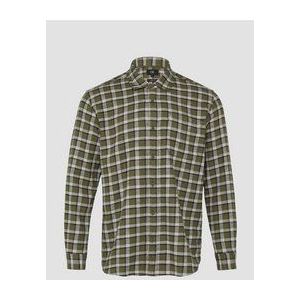 Shirt - Geruit - Casual Flanellen Overhemd - Katoenen Twill - Normale Pasvorm