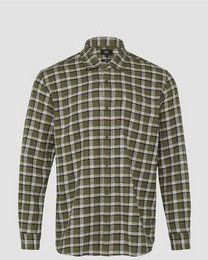 Shirt - Geruit - Casual Flanellen Overhemd - Katoenen Twill - Normale Pasvorm