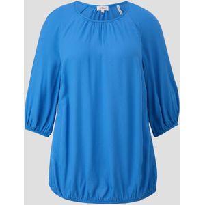 Viscose blouse in O-shape
