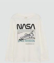 NASA - T-shirt - Katoen - Lange Mouwen - Voor Kinderen - 2-9 Jaar