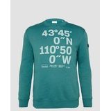 s.Oliver - Sweatshirt - Katoenmix - Casual - Met Coördinatenprint