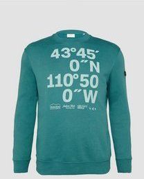 s.Oliver - Sweatshirt - Katoenmix - Casual - Met Coördinatenprint