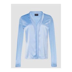 Blouseshirt - Satijn - Bies