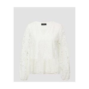 Blouse - Vrouwelijk - Bloemenpatroon - Lange Mouwen - V-halslijn