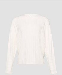 Gebreide Trui - Vleermuismouwen - Gestructureerd Motief