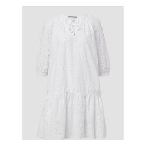 QS - Jurk - Wit - Blousejurken - Knielengte - Driekwart Mouw