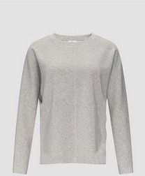 Sweater - Mélange - Sweatstof - Ronde Hals - Lange Mouw - Losse Pasvorm