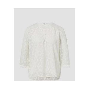 s.Oliver - Blouse - Crème - Wijde Blouse - Gelaagde Look