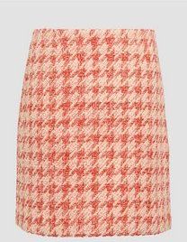 Rok - Bouclé - A-lijn Rok - Kort/Mini - Normale Pasvorm