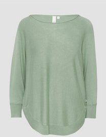 Gebreide Trui - Zacht - Dames - Vleermuismouwen - 3/4-Mouwen - Boothals