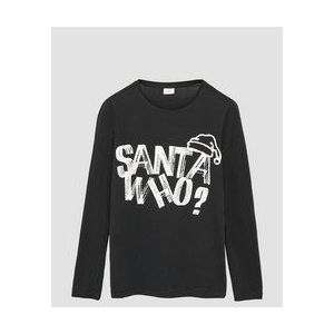 T-shirt - Lange Mouwen - Zacht Katoen - Voor Tieners - Kerstmotief