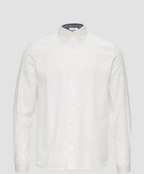 s.Oliver - Overhemd - Offwhite - Lange Mouw - Regular Fit