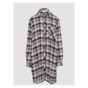 s.Oliver - Blouse - Donkergrijs/Rosa/Wit - Klassieke Blouse - Lange Mouw