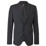s.Oliver BLACK LABEL Mannen Business Suit Jacket, Zwart, 56