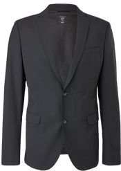 s.Oliver BLACK LABEL Mannen Business Suit Jacket, Zwart, 56