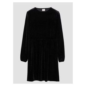 Design - Jurk - Effen - Fluweel/Nicky Velours - Lange Mouw