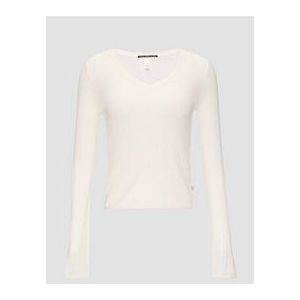 Gebreide Trui - V-hals - Viscosemix - Regular Fit - Lange Mouwen