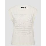 s.Oliver BLACK LABEL - T-shirt - ECRU - Dames - Ruime Pasvorm