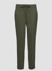 s.Oliver - Joggers - Casual - Twill Look - Stretch Viscose - Taps Toelopende Pijp