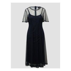 Jurk - Midi-jurk - Mesh - Met Onderrok