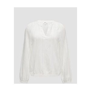 s.Oliver Blouse met structuurstre, wit, 38