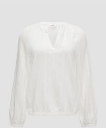 s.Oliver Blouse met structuurstre, wit, 38