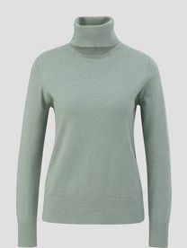 s.Oliver - 7210 - Damestrui - Viscose - Rolkraag, Regular Fit, Ruglengte 60 cm bij maat 36