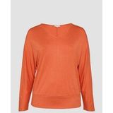 s.Oliver - T-Shirt - Zacht - Lange Mouwen - V-hals