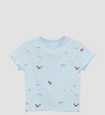 s.Oliver - T-Shirt - Katoenmix - Met All-over Print