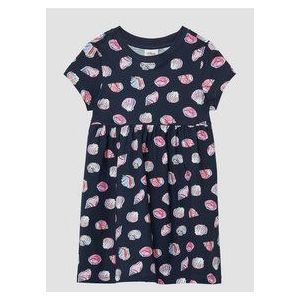 s.Oliver - A-lijn Jurk - Jersey - Korte Mouwen - Ronde Hals