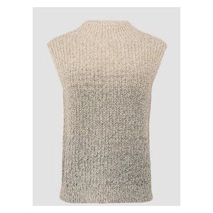 Mouwloze gebreide trui