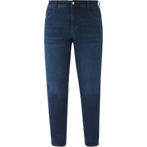 Skinny: blauwe jeans met smalle pijpen