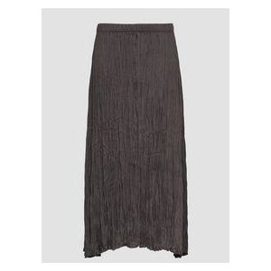A-lijn Rok - Effen - Satijn - 3/4 Lengte - Normale Pasvorm