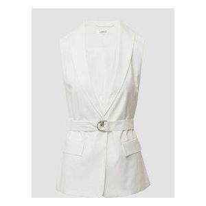 Vest - Lange Viscoseblend - Met Sjaalkraag en Riem